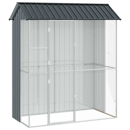 Vogelkäfig 215 X 110 X 247 Cm Verzinkter Stahl