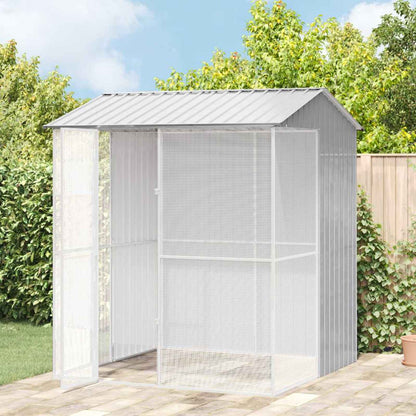Vogelkäfig 215 X 110 X 247 Cm Verzinkter Stahl