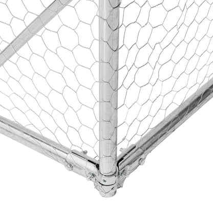 Hühnerstall 2,5X12X2,25 M Verzinkter Stahl