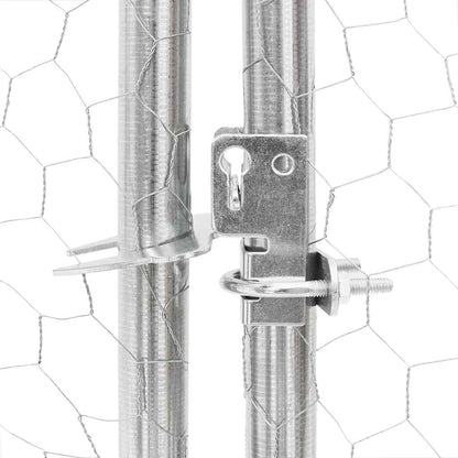 Hühnerstall 2,5X12X2,25 M Verzinkter Stahl