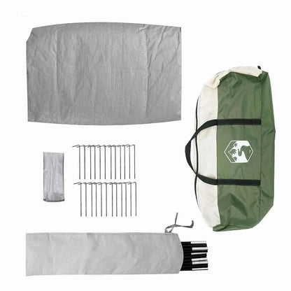 Tipi Zelt 6 Personen Grün Taft