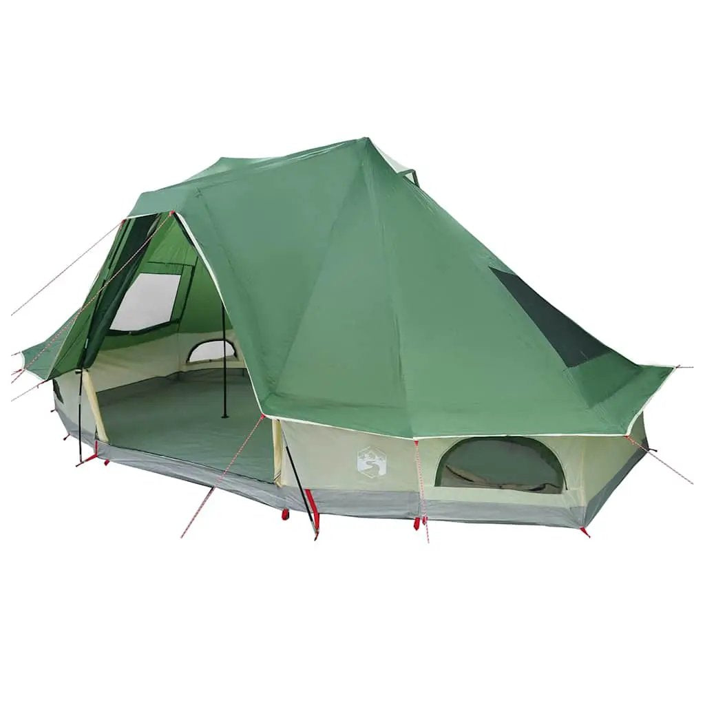 Tipi Zelt 6 Personen Grün Taft