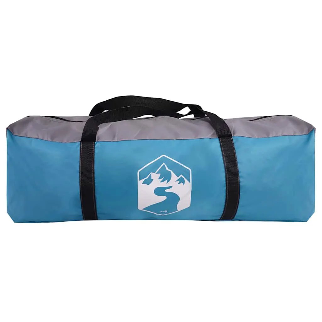 Tipi Zelt 6 Personen Blau Taft