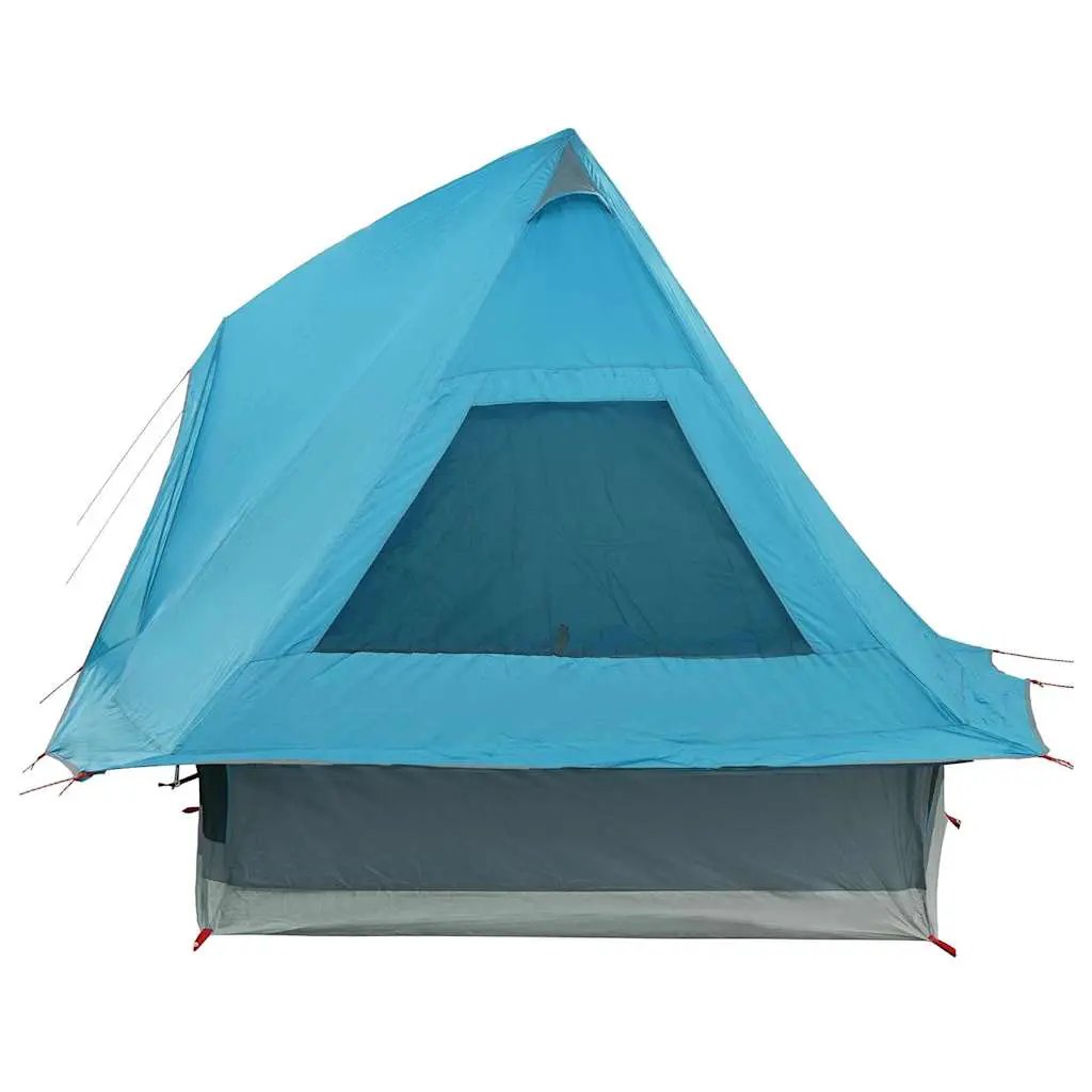 Tipi Zelt 6 Personen Blau Taft