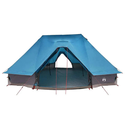 Tipi Zelt 10 Personen Blau Taft
