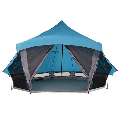 Tipi Zelt mit Dach mit Speicher Blau 508 x 470 x 300 cm Taft