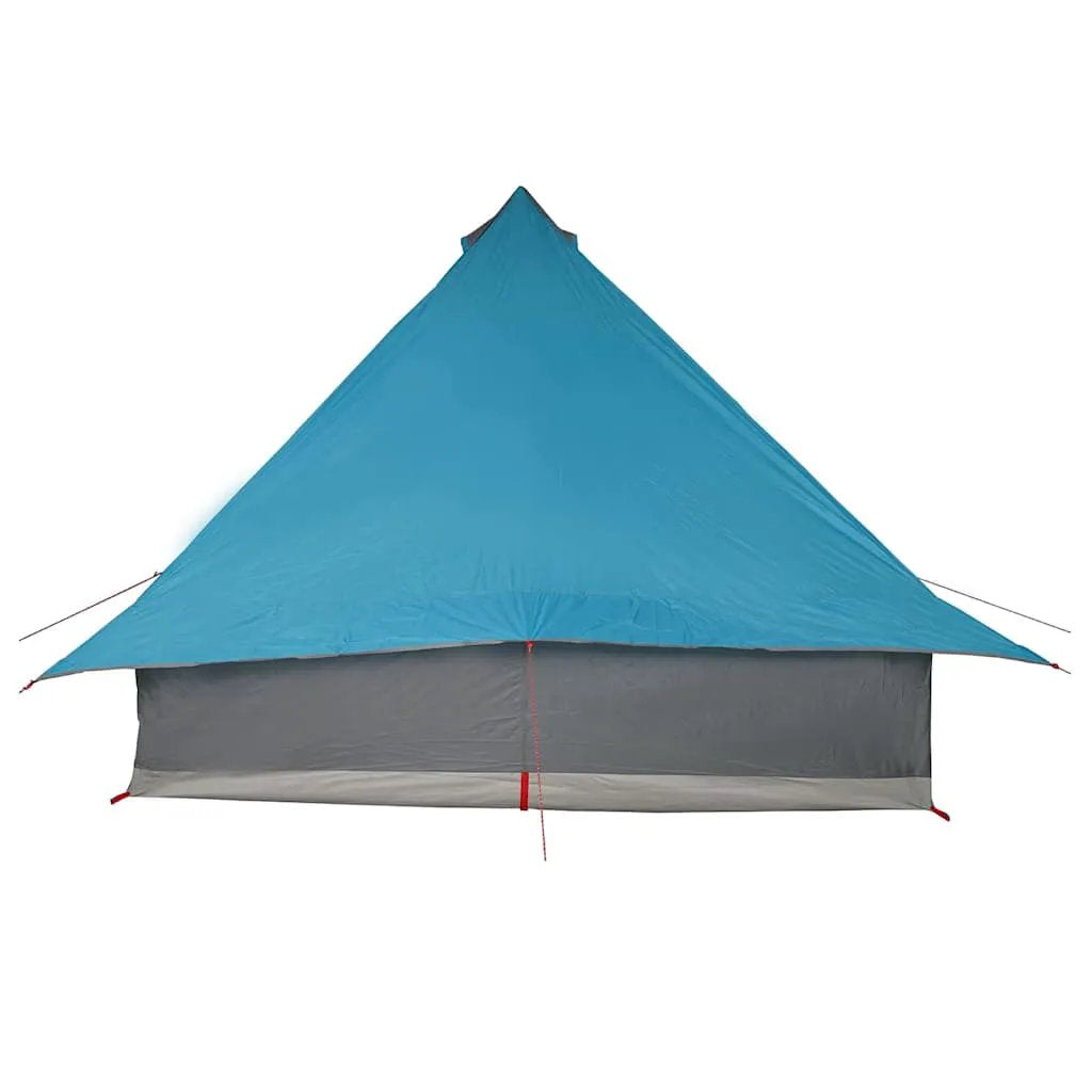 Tipi Zelt 8 Personen Blau Taft
