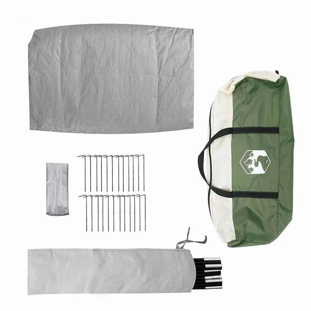 Tipi Zelt 8 Personen Grün Taft