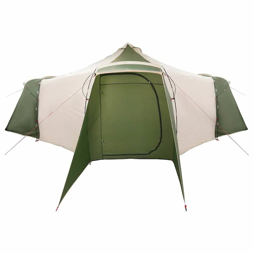 Tipi Zelt 8 Personen Grün Taft
