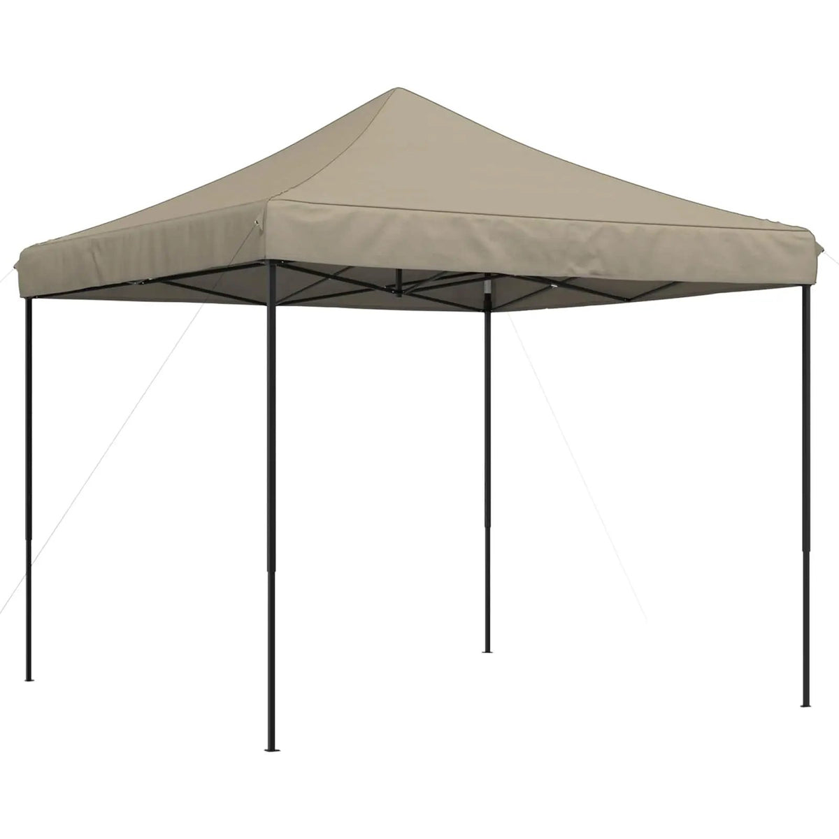 Party-Zelt 292 x 292 x 315 cm Taupe Oxford-Stoff