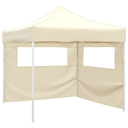 Party-Zelt 291 x 291 x 315 cm Creme Oxford-Stoff