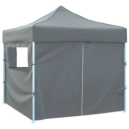 Party-Zelt 291 x 291 x 315 cm Anthrazit Oxford-Stoff