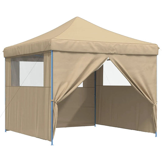 Party-Zelt 292 x 292 x 315 cm Beige Oxford-Stoff
