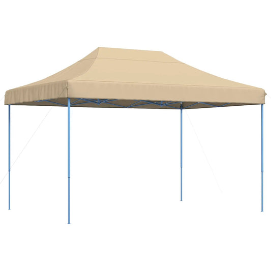 Party-Zelt 279 x 410 x 315 cm Beige Oxford-Stoff