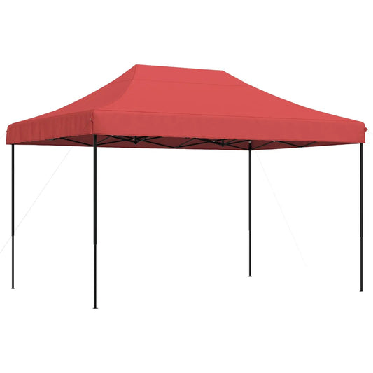 Party-Zelt 279 x 410 x 315 cm Bordeauxrot Oxford-Stoff