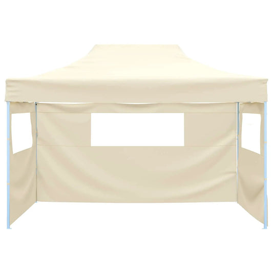 Party-Zelt 280 x 410 x 315 cm Creme Oxford-Stoff