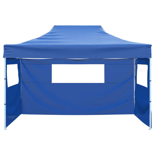 Party-Zelt 280 x 410 x 315 cm Blau Oxford-Stoff