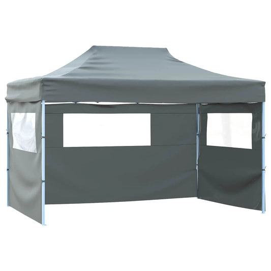 Party-Zelt 280 x 410 x 315 cm Anthrazit Oxford-Stoff