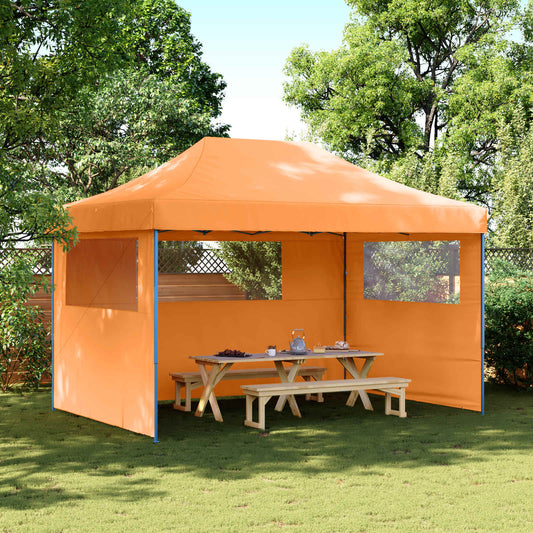 Party-Zelt 279 x 410 x 315 cm Orange Oxford-Stoff