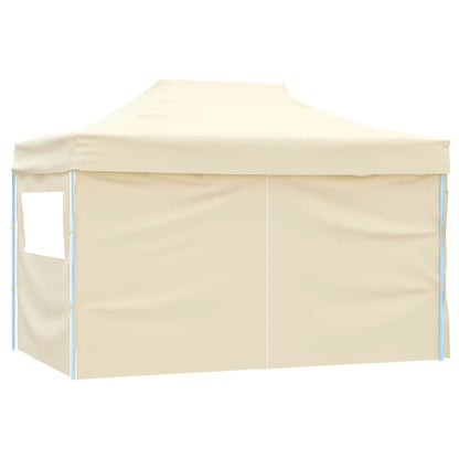 Party-Zelt 280 x 410 x 315 cm Creme Oxford-Stoff