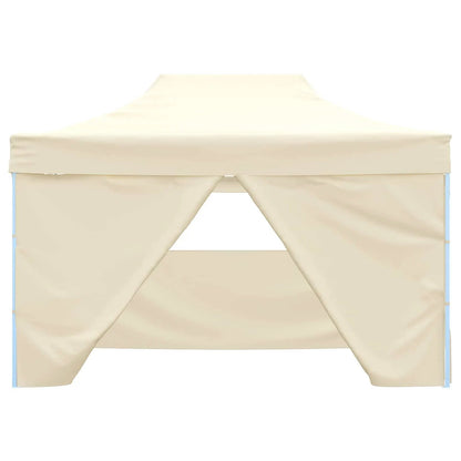 Party-Zelt 280 x 410 x 315 cm Creme Oxford-Stoff