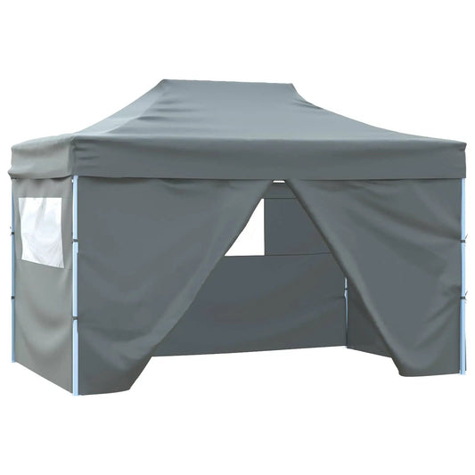 Party-Zelt 280 x 410 x 315 cm Anthrazit Oxford-Stoff