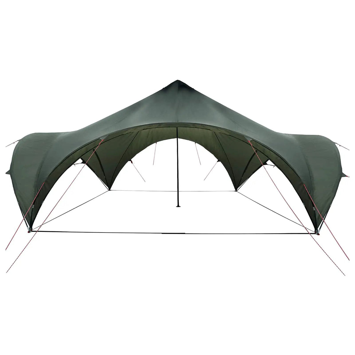 Party-Zelt Armeegrün 600 x 600 x 400 cm Polyester und Stahl