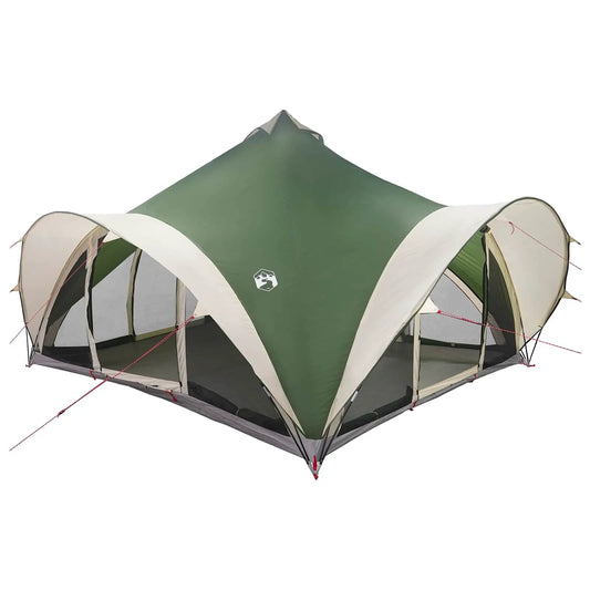 Tipi Zelt 18.0 Personen Grün Polyester und Stahl