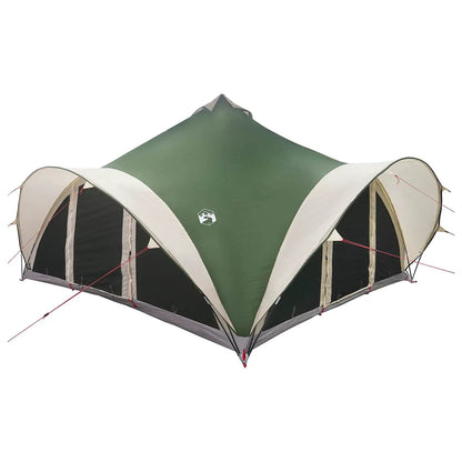 Tipi Zelt 18.0 Personen Grün Polyester und Stahl