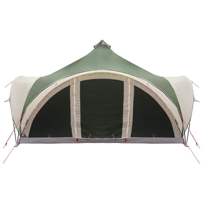 Tipi Zelt 18.0 Personen Grün Polyester und Stahl