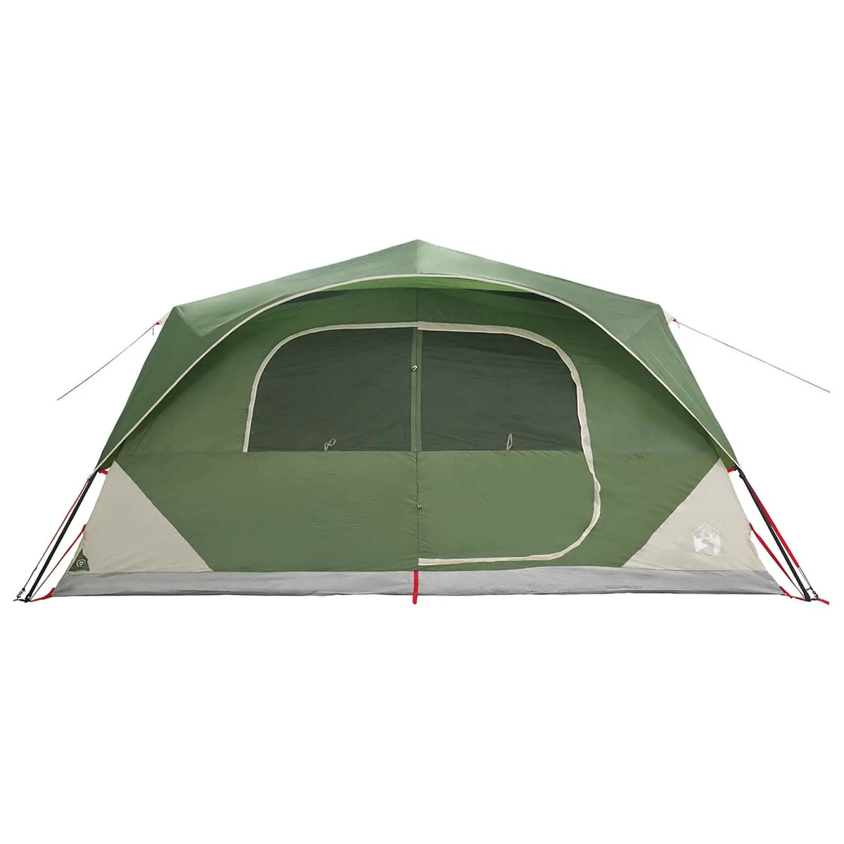Sofort Zelt 10 Personen Grün Polyester und Stahl