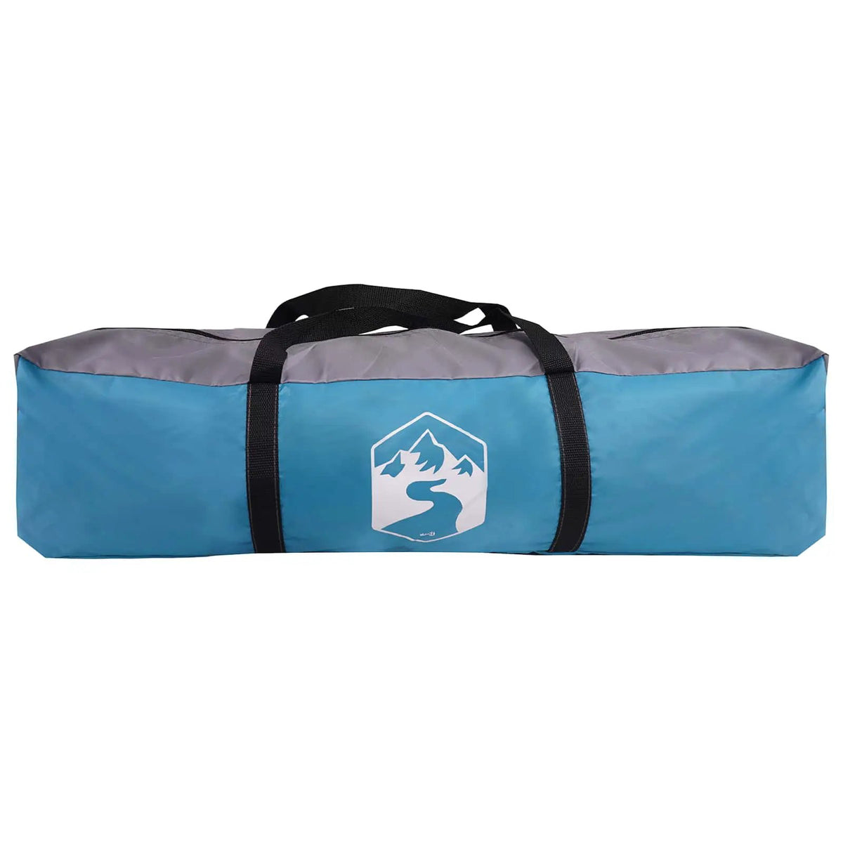 Sofort Zelt 10 Personen Blau Polyester und Stahl