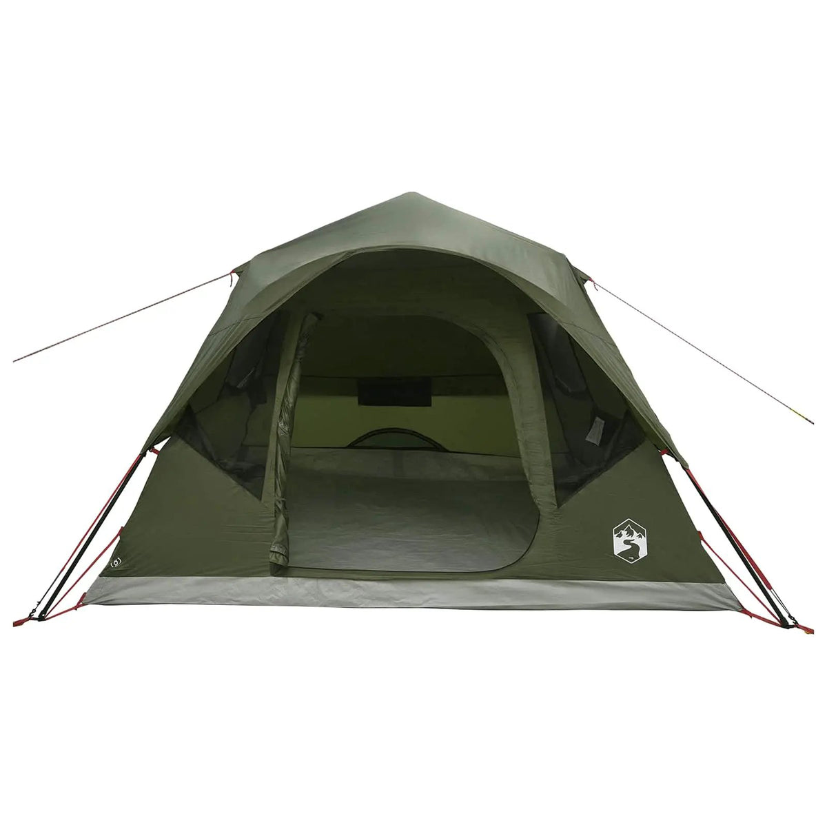 Sofort Zelt Olive Grün 305 x 275 x 190 cm Polyester und Stahl