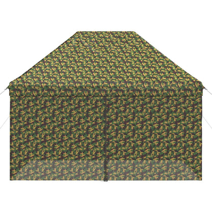 Zelt mit 4 Seitenwänden 2,95 x 4,1 m Army Tarnung