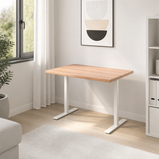 Tischplatte 60x60x2 cm aus Massivholz Eiche, behandelt, Baumkante