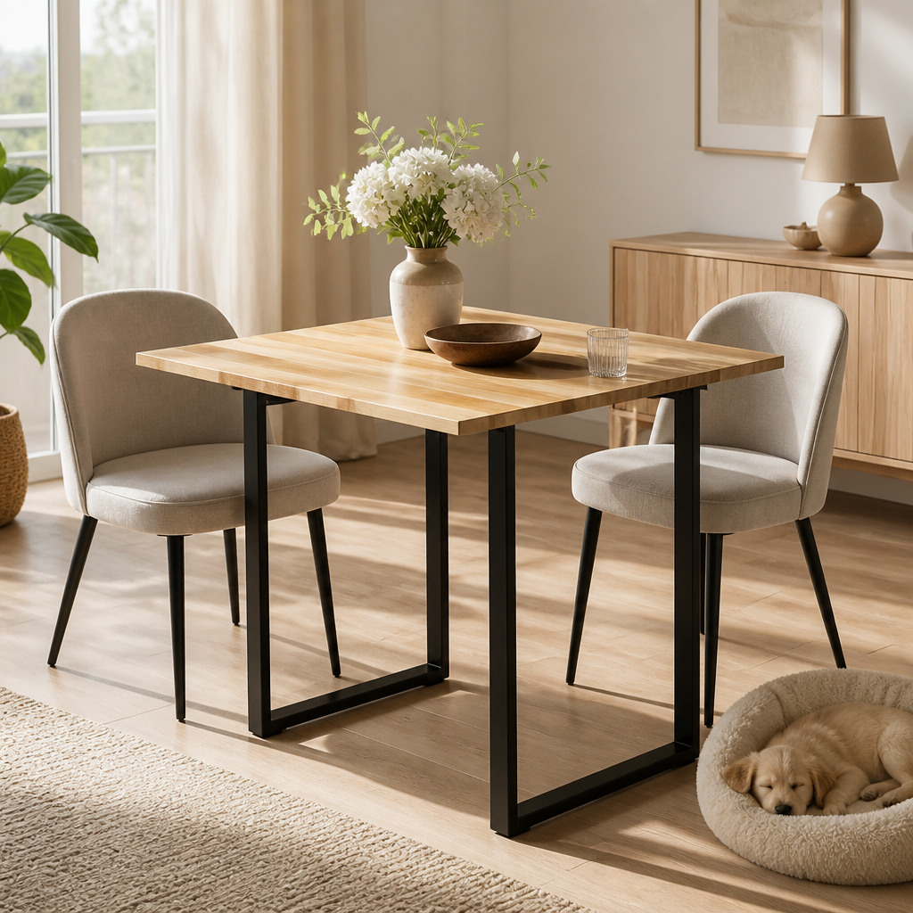Tischplatte Quadratisch 90x90x2 cm Massivholz Akazie von vidaXL