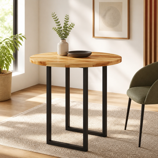 Runde Tischplatte Ø70x4 cm aus Massivholz Akazie, vidaXL