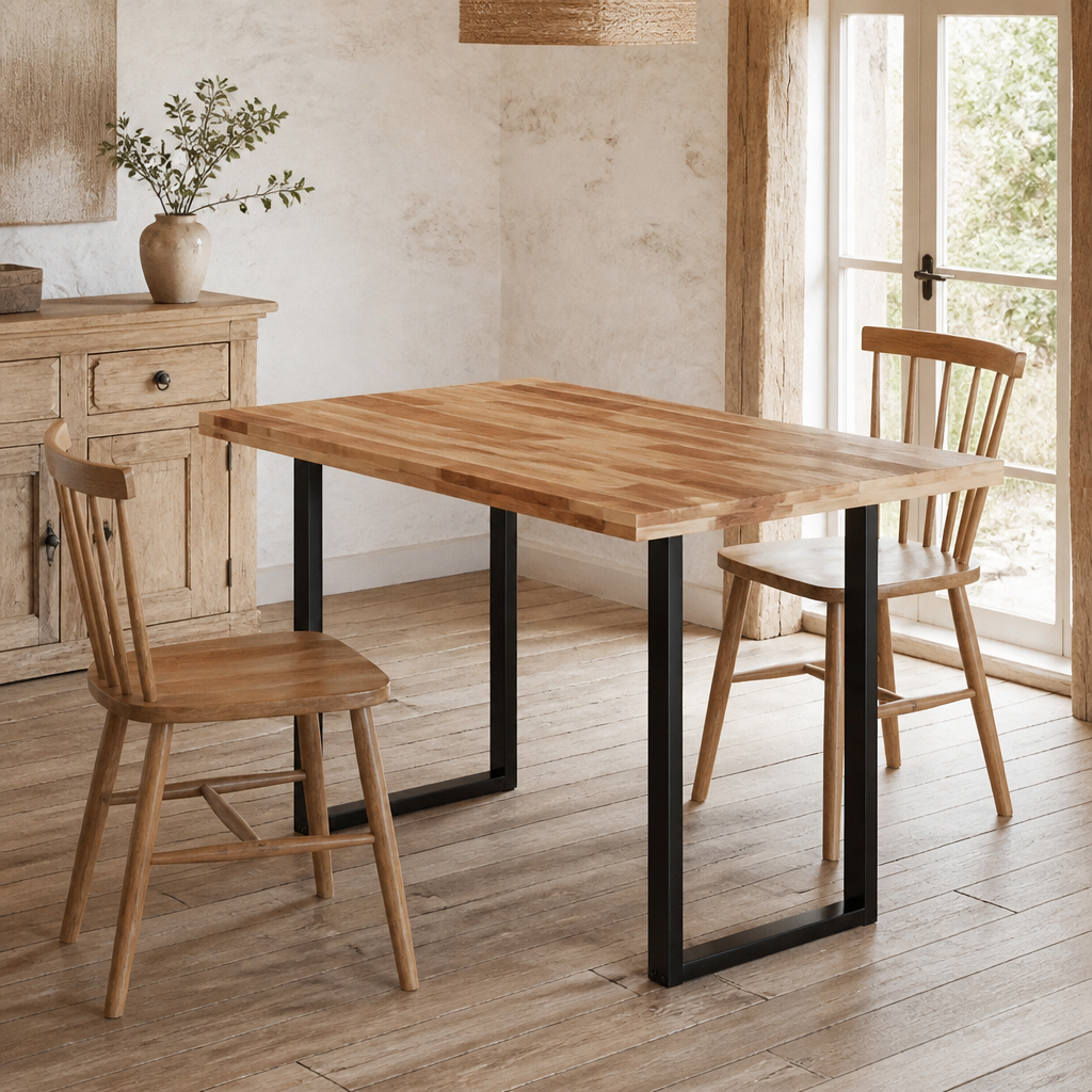 Tischplatte Quadratisch 90x90x4 cm aus Massivholz Akazie vidaXL