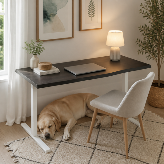 Tischplatte 100x60x2 cm aus Massivholz Eiche, behandelt mit Baumkante