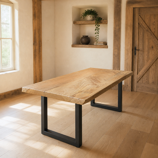 Tischplatte aus Massivholz Mango, rechteckig, 60x20x3,8 cm, vidaXL