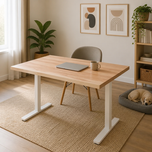 Tischplatte aus Massivholz Eiche unbehandelt, 100x40x2-4 cm