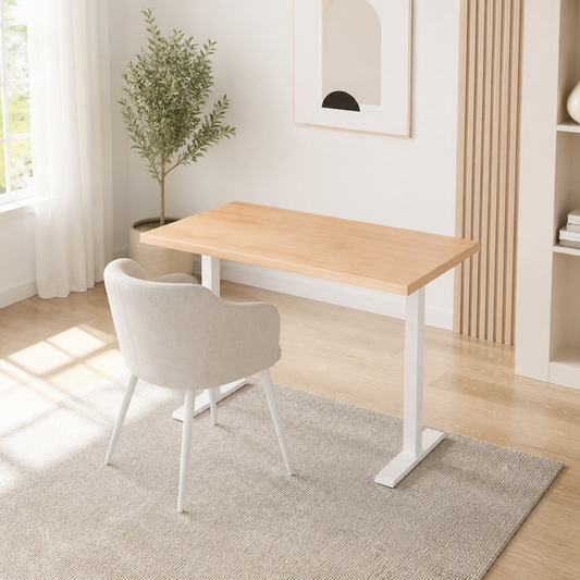 Tischplatte 80x60x2 cm Massivholz Eiche unbehandelt, vidaXL